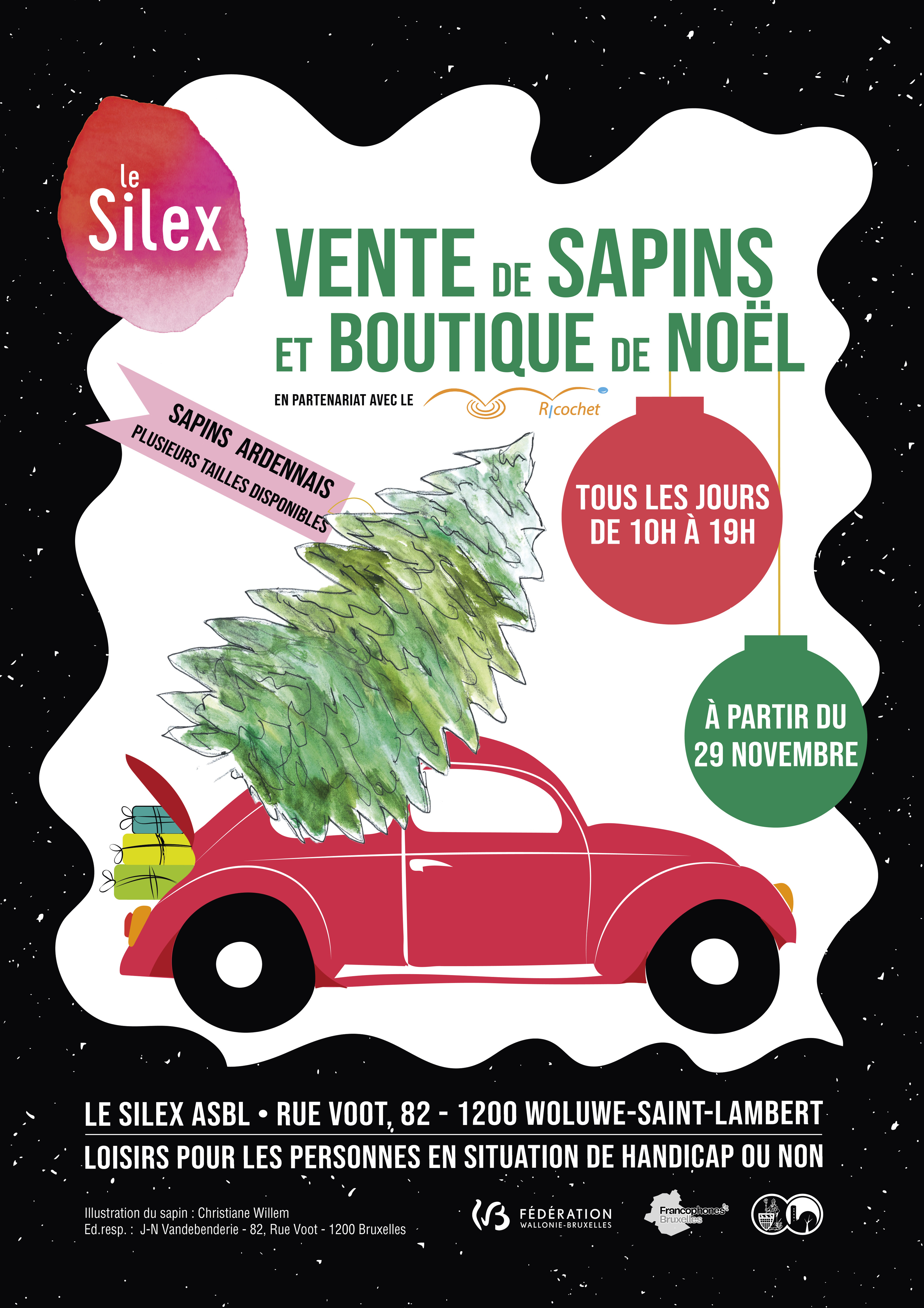 Affiche_Le-Silex-ASBL_Opération-Sapins